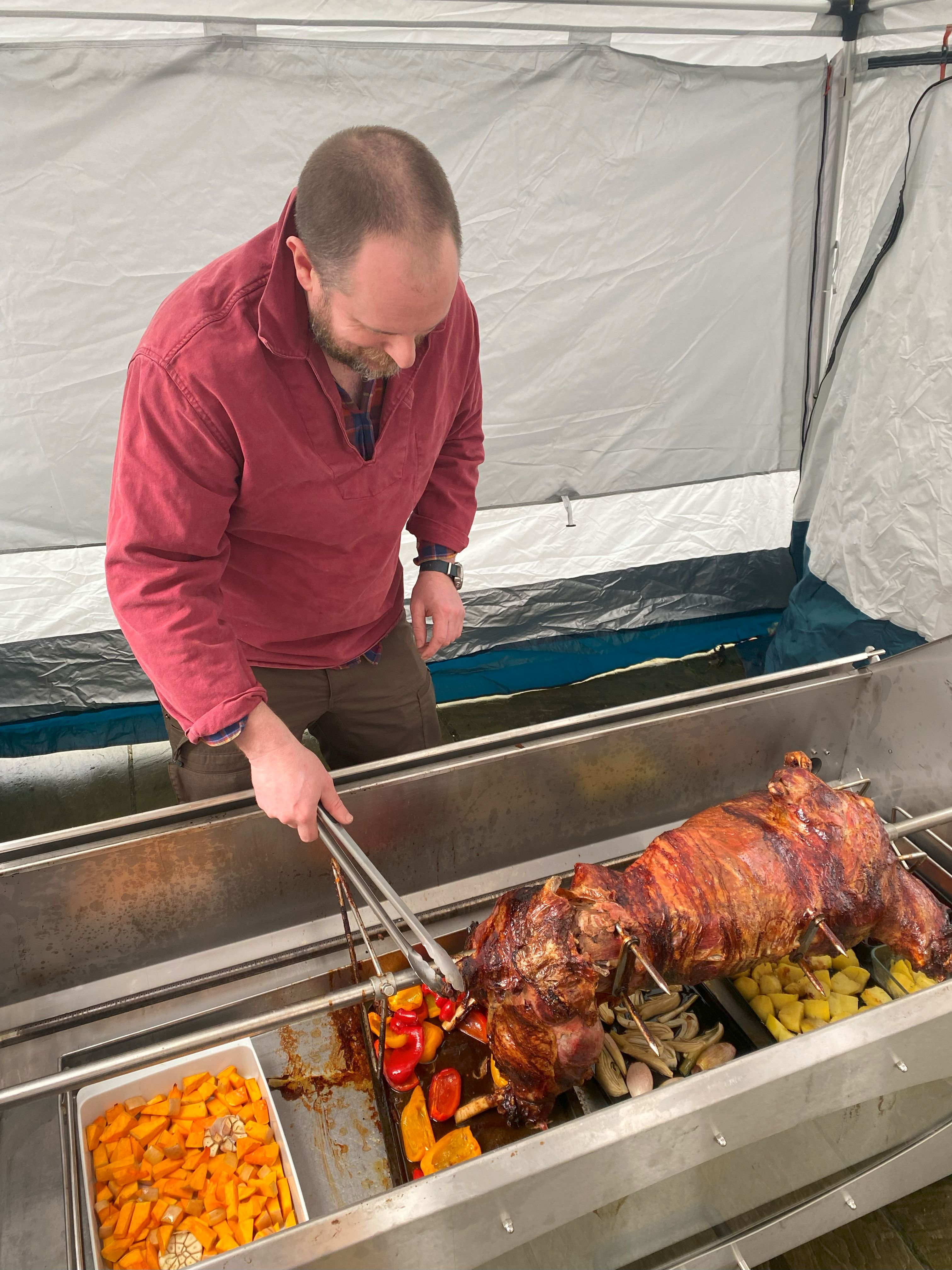Roast lamb