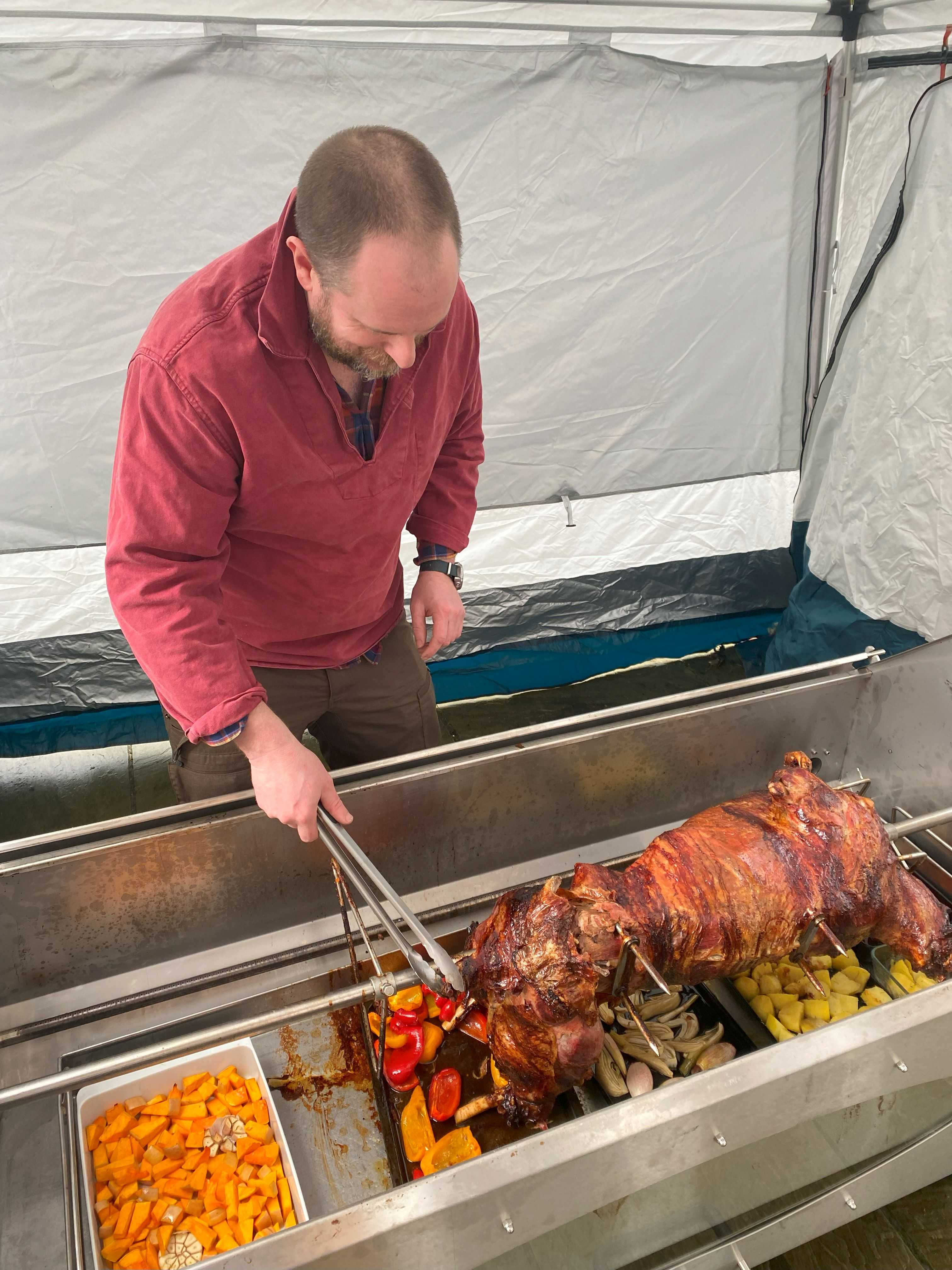 Roast lamb